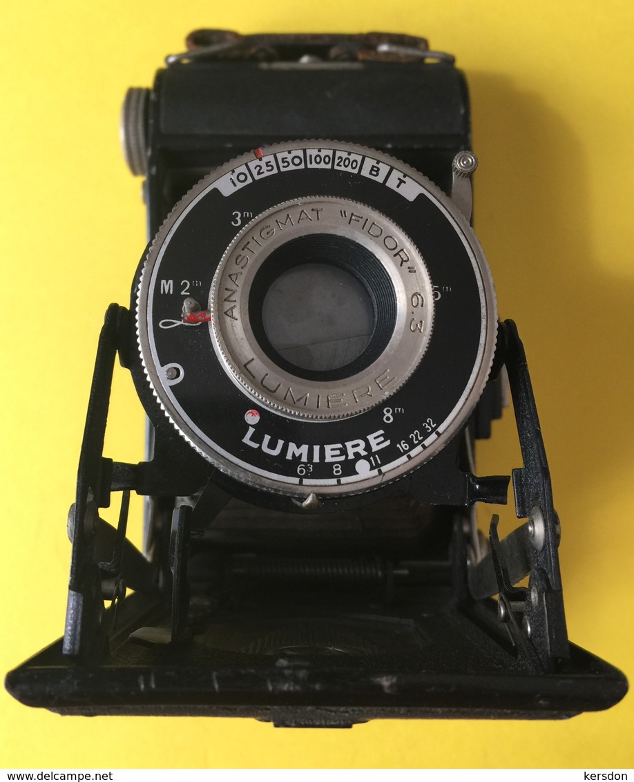 Appareil Photo à Soufflet Marron LUMIÈRE / LUMIREX De 1940 Sans Sacoche - Fototoestellen