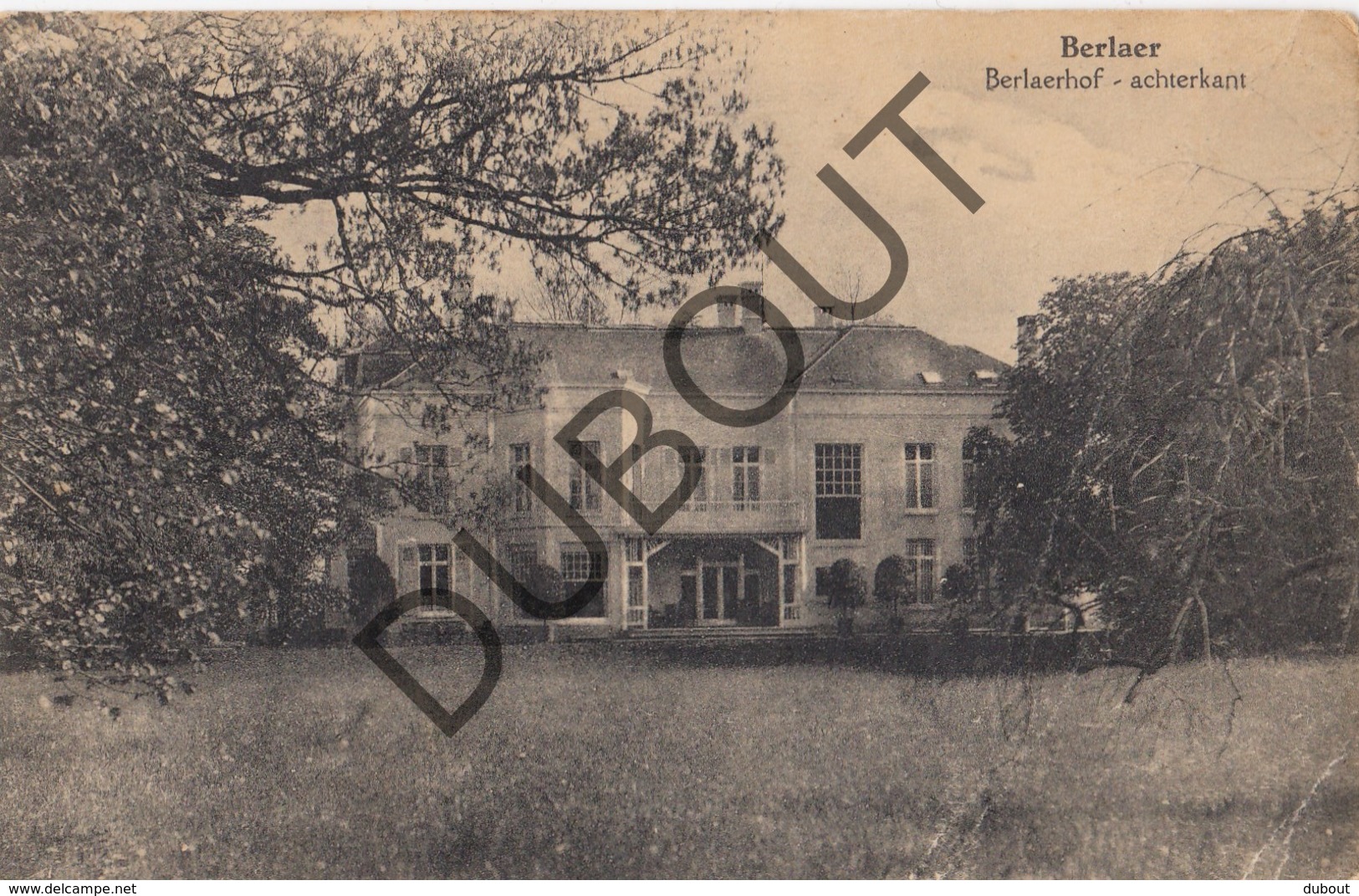 Postkaart/Carte Postale BERLAAR Berlaerhof - Achterkant  (O352) - Berlaar