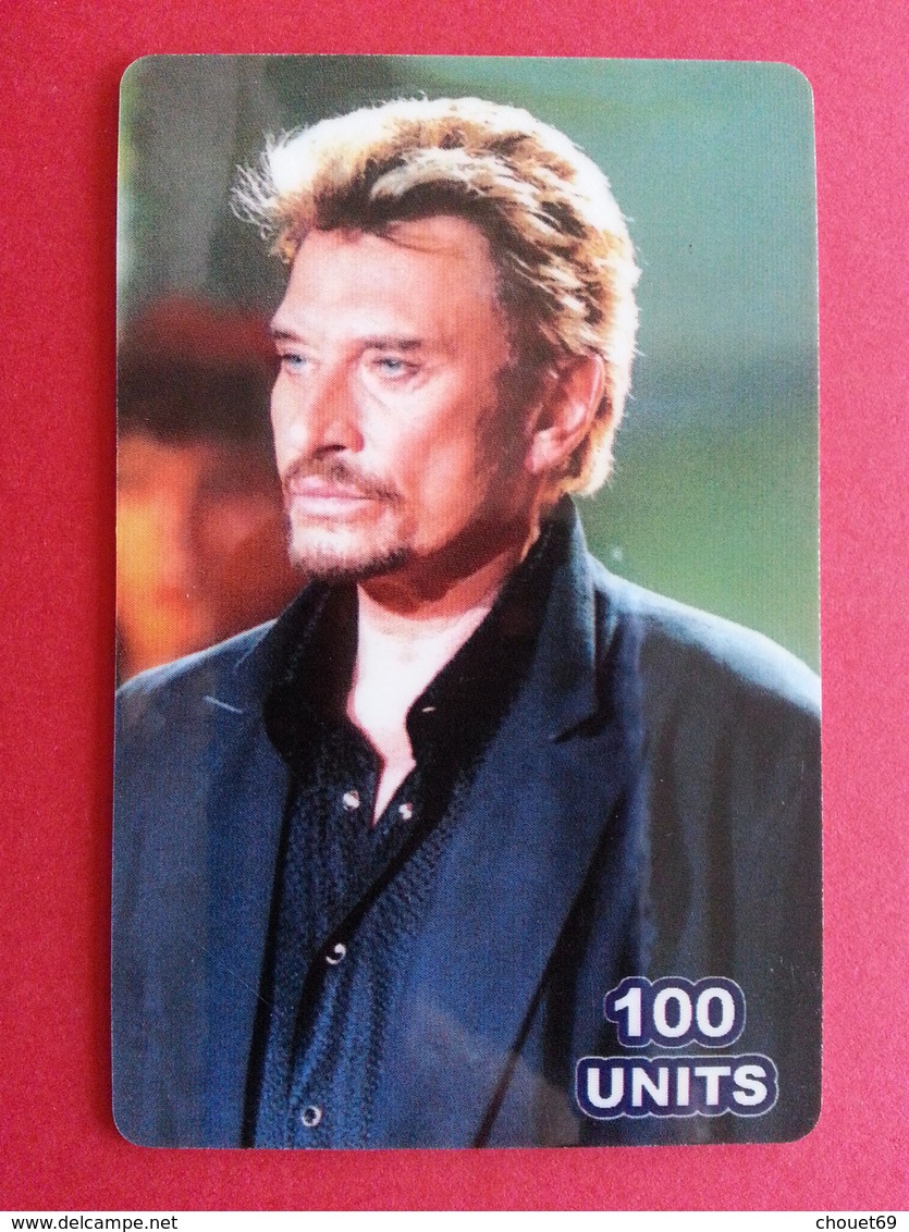 Johnny Hallyday 100u TELECOM CANADA 250 Exemplaires Prépayée Numérotée Mint 31.05.2003 - Personnages