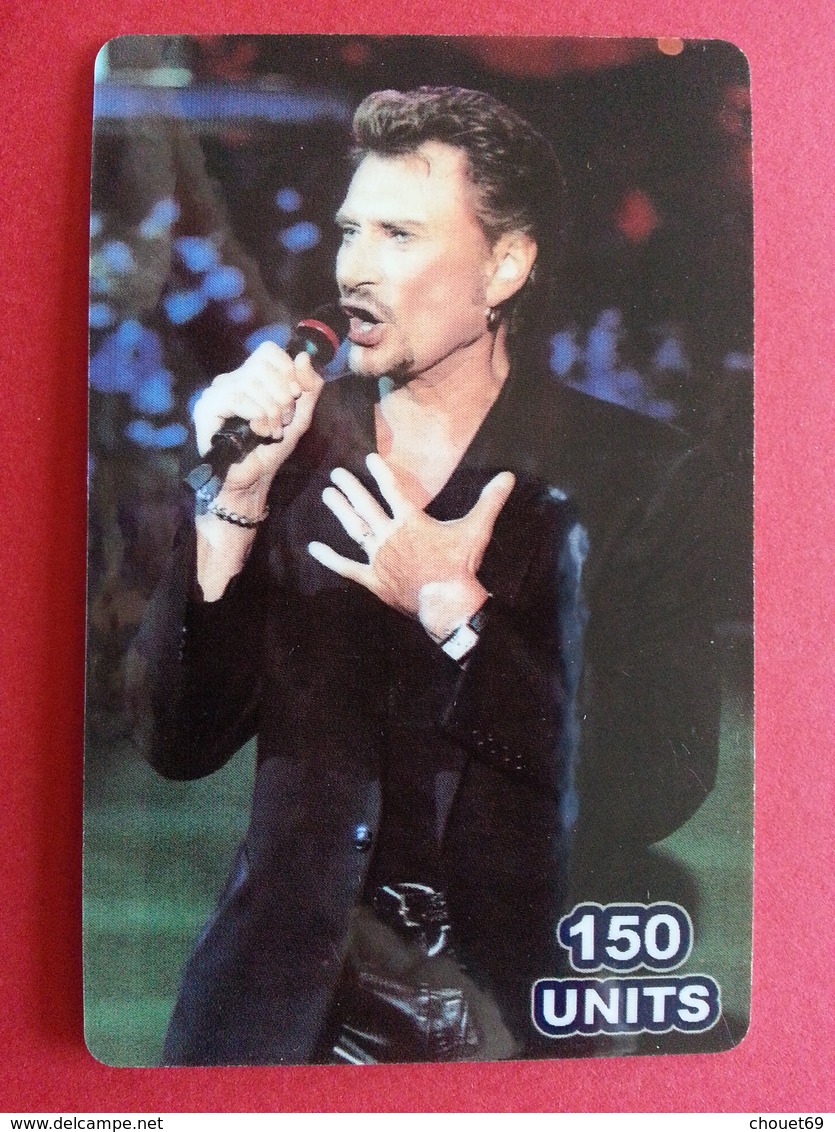 Johnny Hallyday 150u TELECOM CANADA 250 Exemplaires Prépayée Numérotée Used 31.05.2003 - Personnages