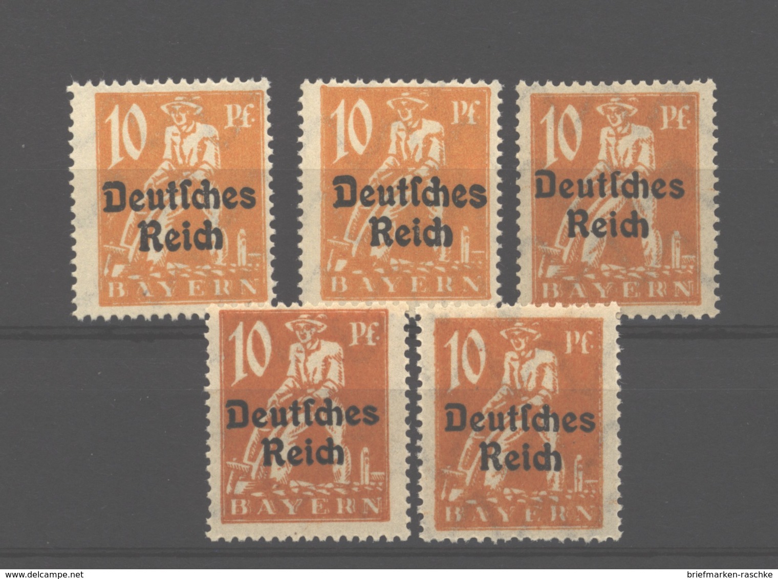 D.R.120,5 Farbtöne,xx, (108) - Ungebraucht