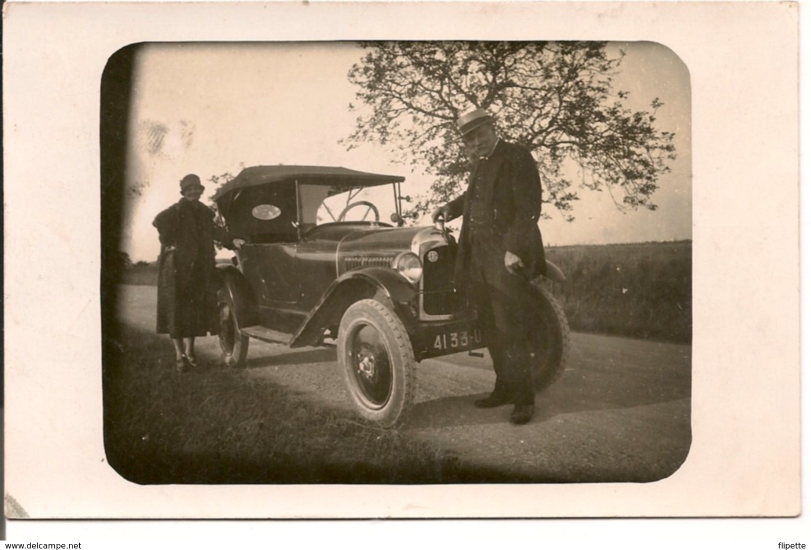 L200A612 - Tacot -  Peugeot Type 172 Cabriolet 1925 Ou Citroën 5HP - Voitures De Tourisme