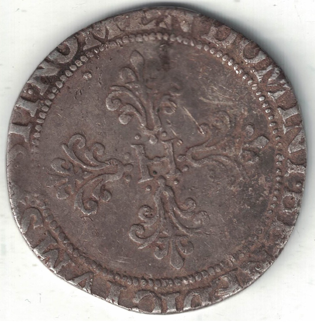 France Henri III Franc Au Col Plat – 1586M (Toulouse) - Autres & Non Classés