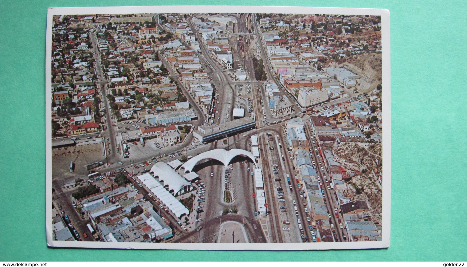 Birdseye View Of Mexican & United States Immigration Stations Nogales, Arizona And Mexico - Tucson