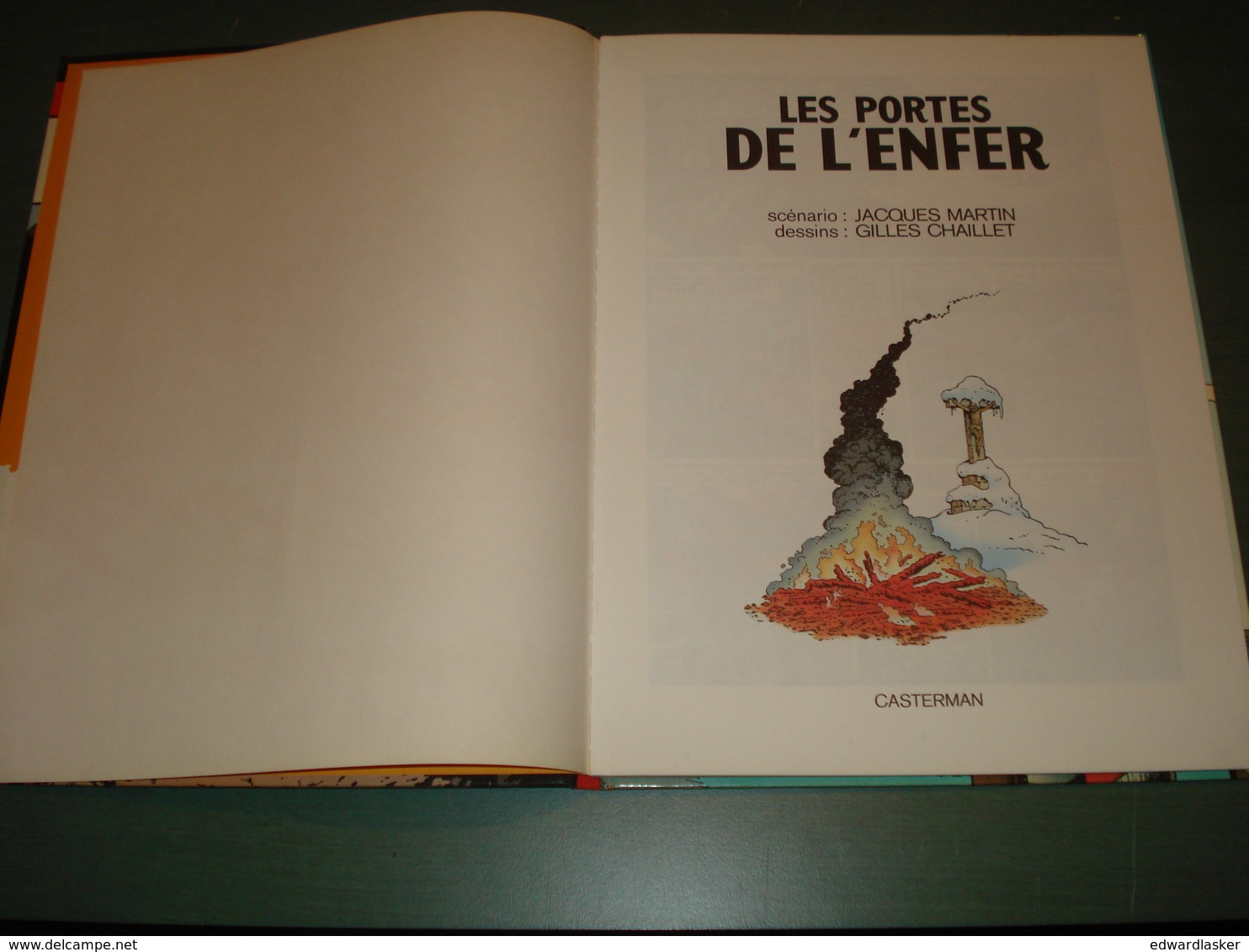 LEFRANC : Les Portes De L'Enfer //Martin Chaillet - EO Casterman 1978 - Très Bon état - Lefranc