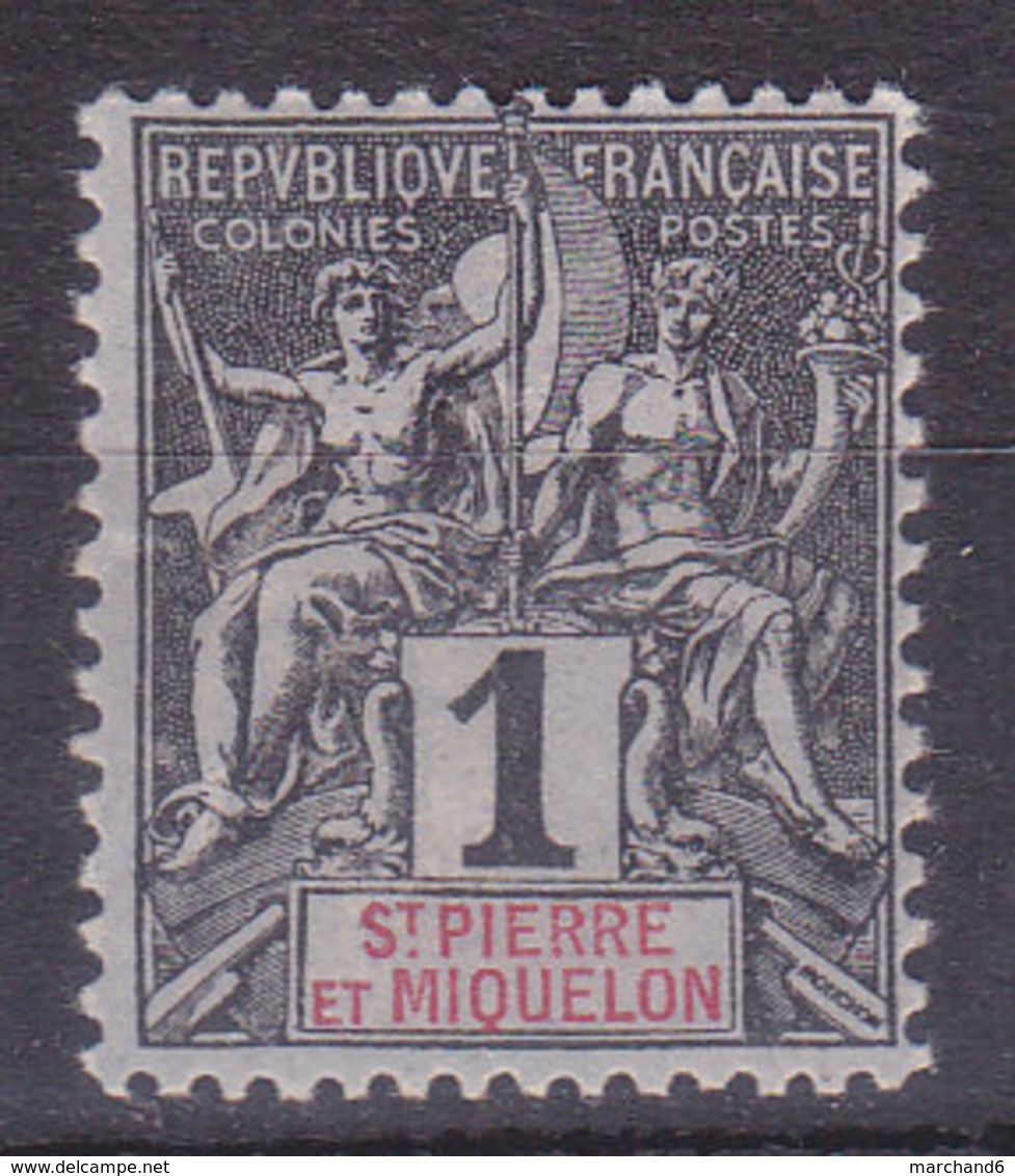 Saint Pierre Et Miquelon Timbres Des Colonies Françaises  N°59 Neuf* Charnière - Neufs