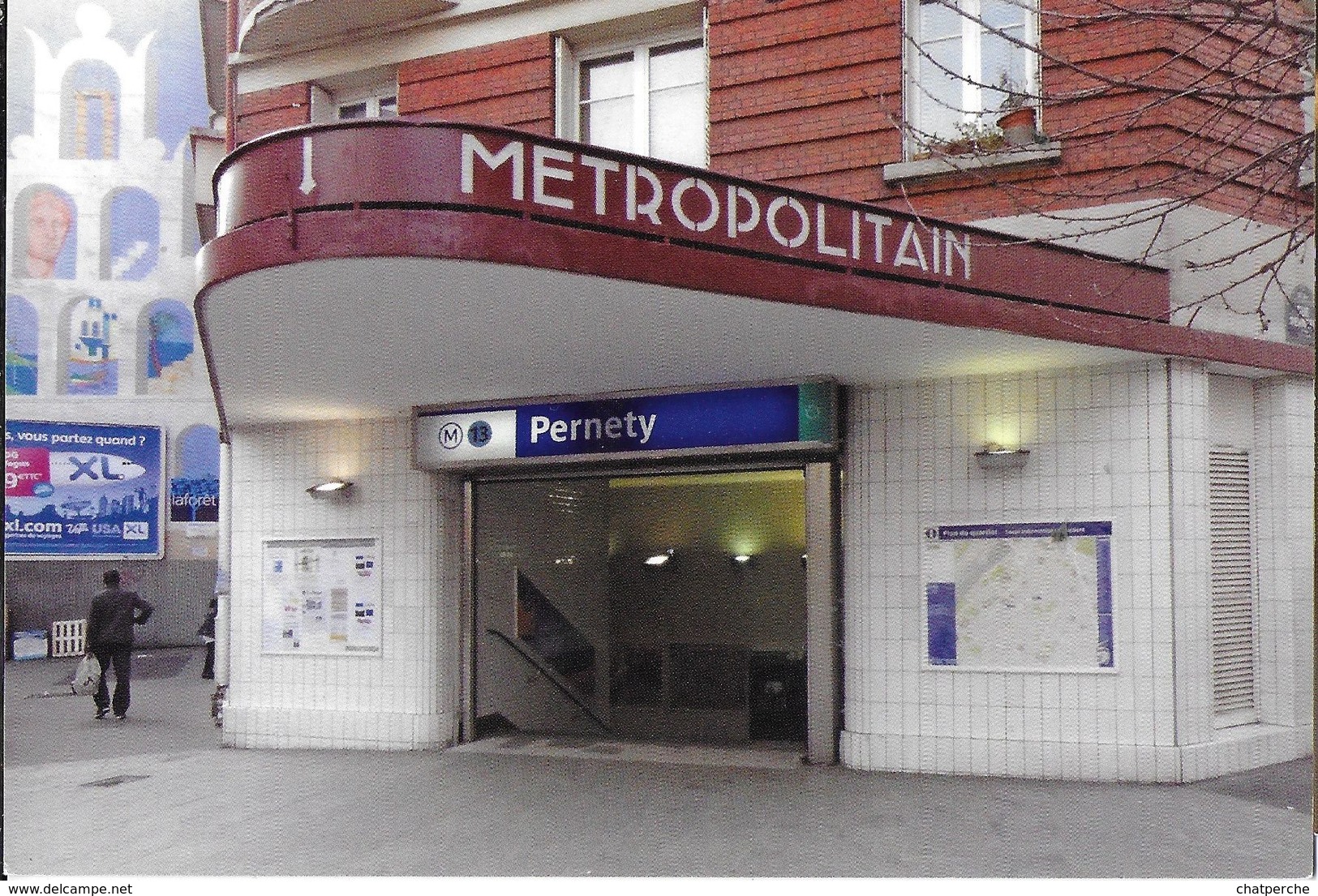 TRANSPORT METRO PARIS 75 SEINE  STATION PERNETY LIGNE 13 - Métro