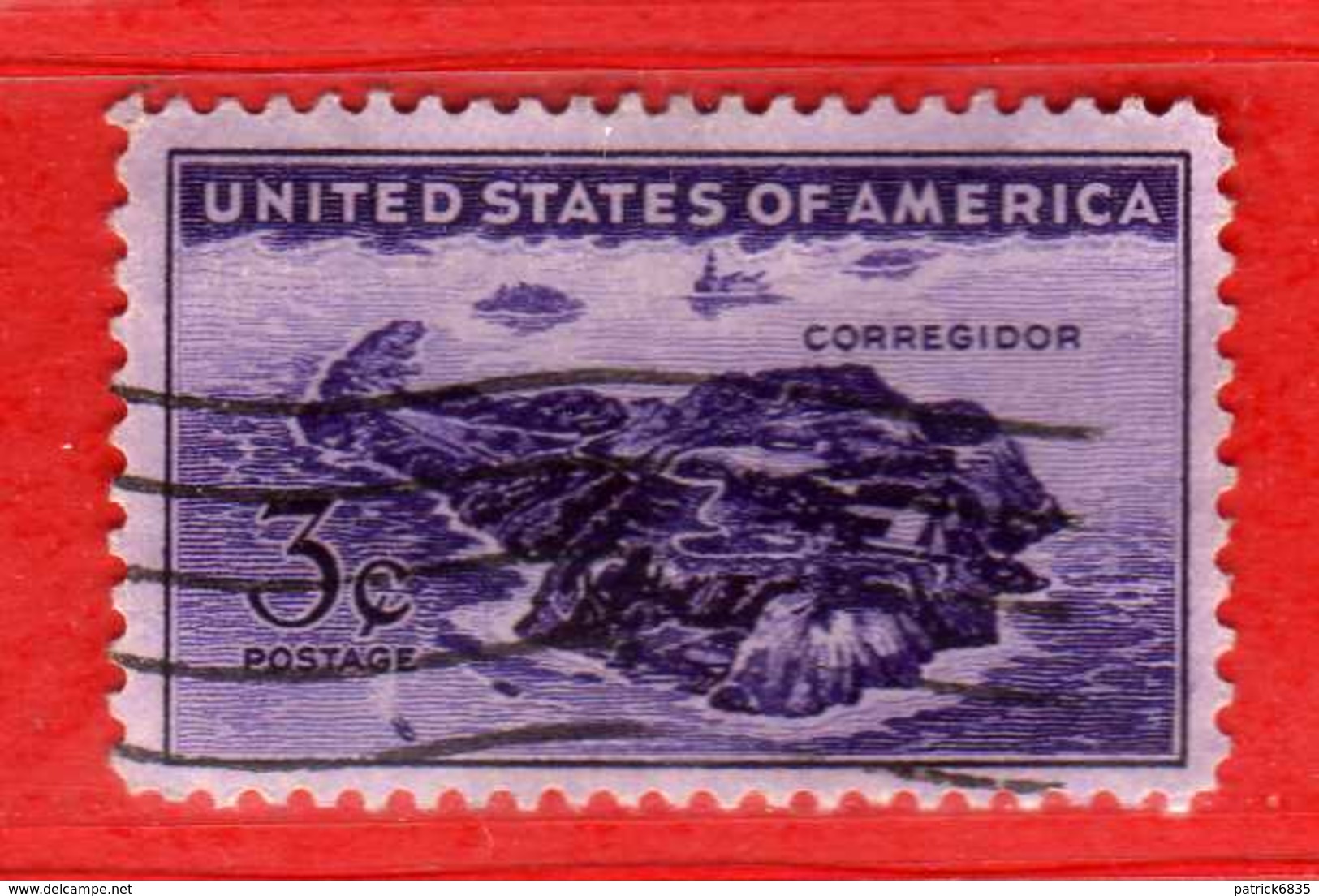 (Us2) USA °- 1944 - Corregidor -  Yvert .474 -  .   USED.  Vedi Descrizione - Oblitérés