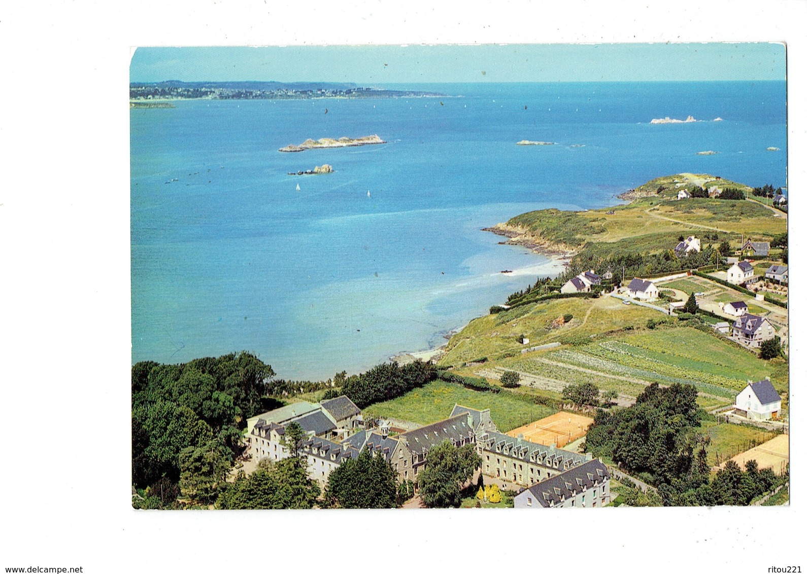 Cpm 22 - CÔTES D'ARMOR - SAINT-JACUT DE LA MER - Chef De L'Isle Pension Famille De L'abbaye - TENNIS - 1985 - Other & Unclassified