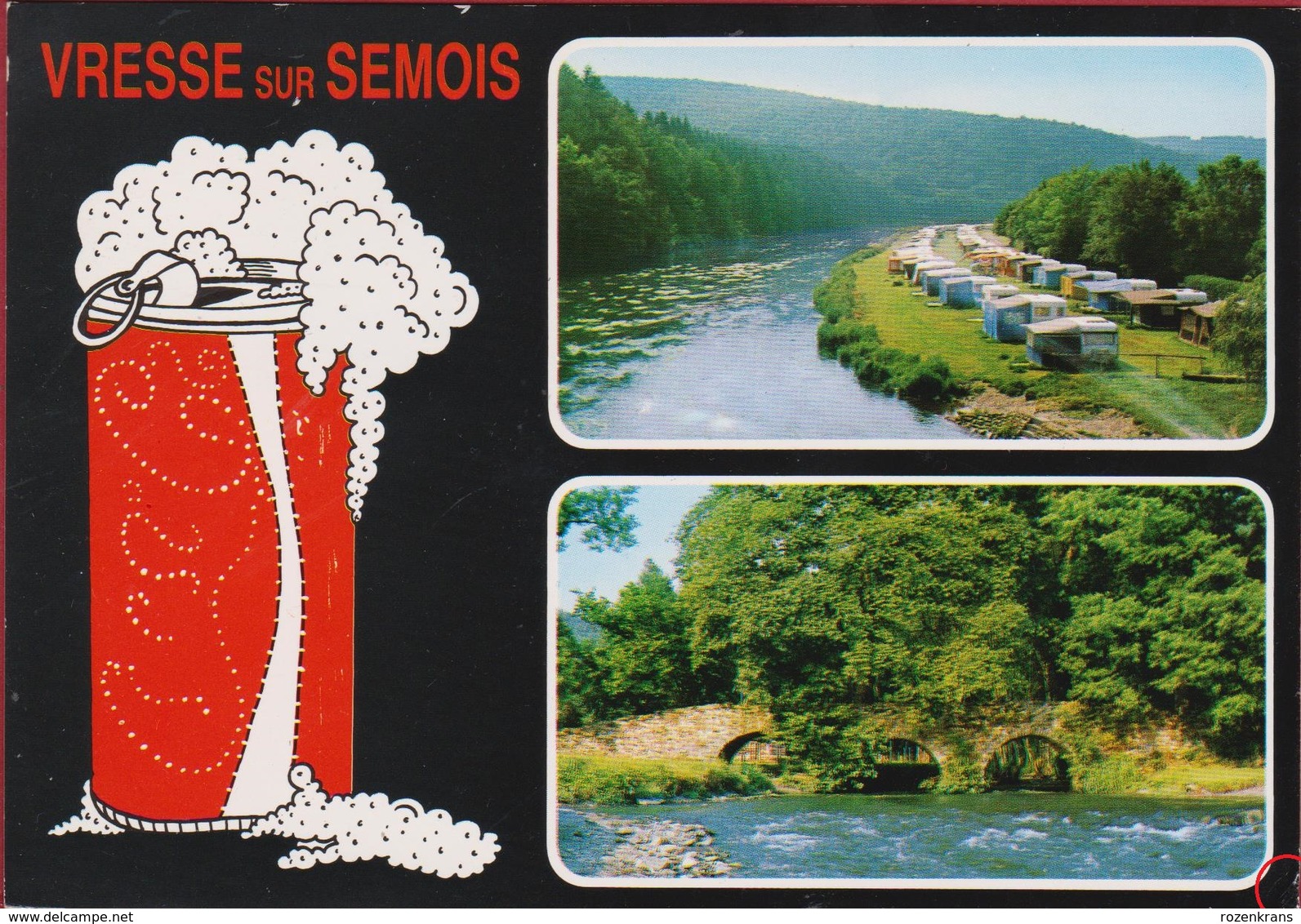 Vresse Sur Semous Grand Format Coca Cola Vieux Pont Saint Lambert - Vresse-sur-Semois