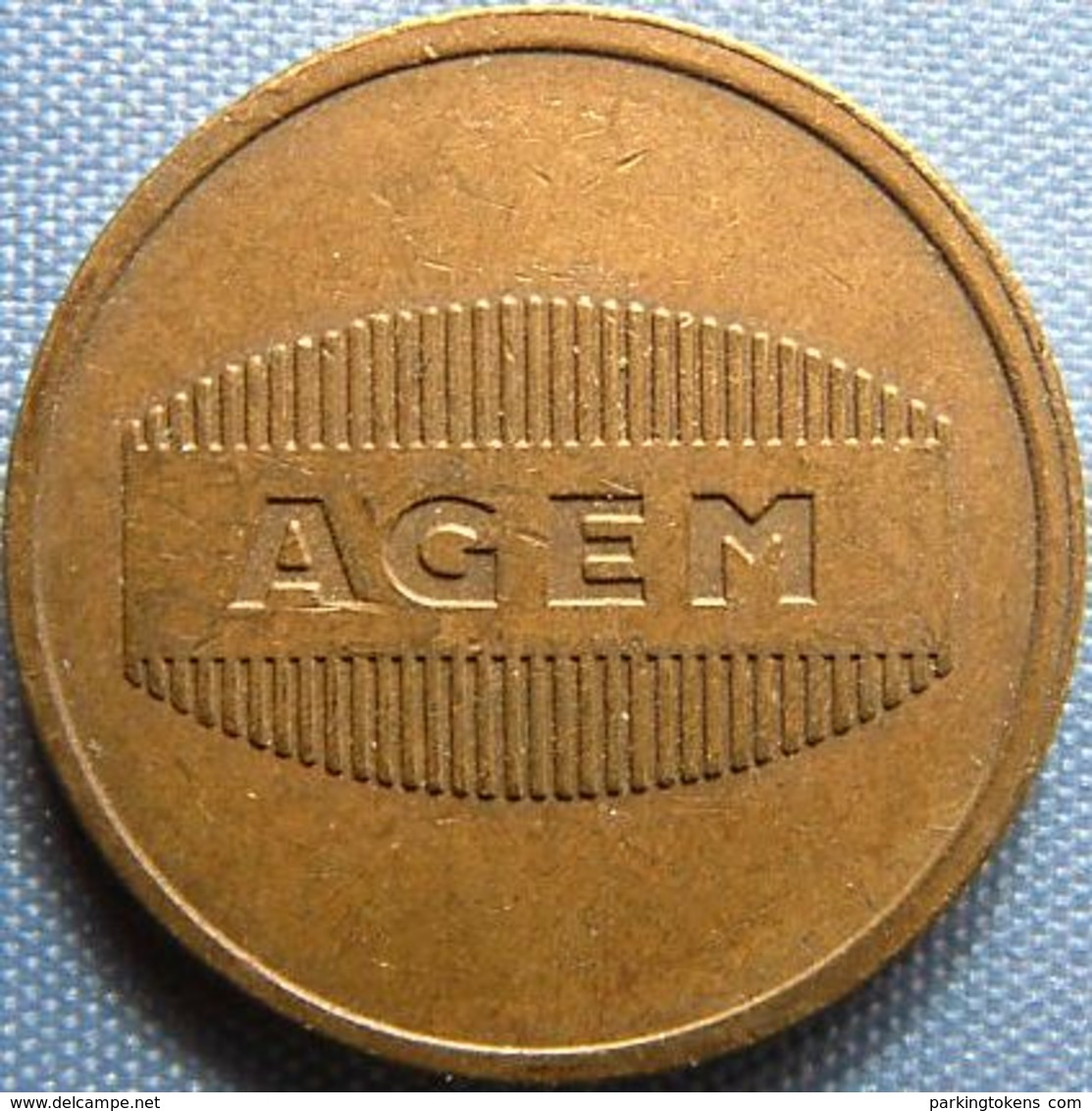 KB007-1 AGEM - AGEM AUTOMATEN EINDHOVEN - B 20.0mm - Koffie Machine Penning - Coffee Machine Token - Professionali/Di Società