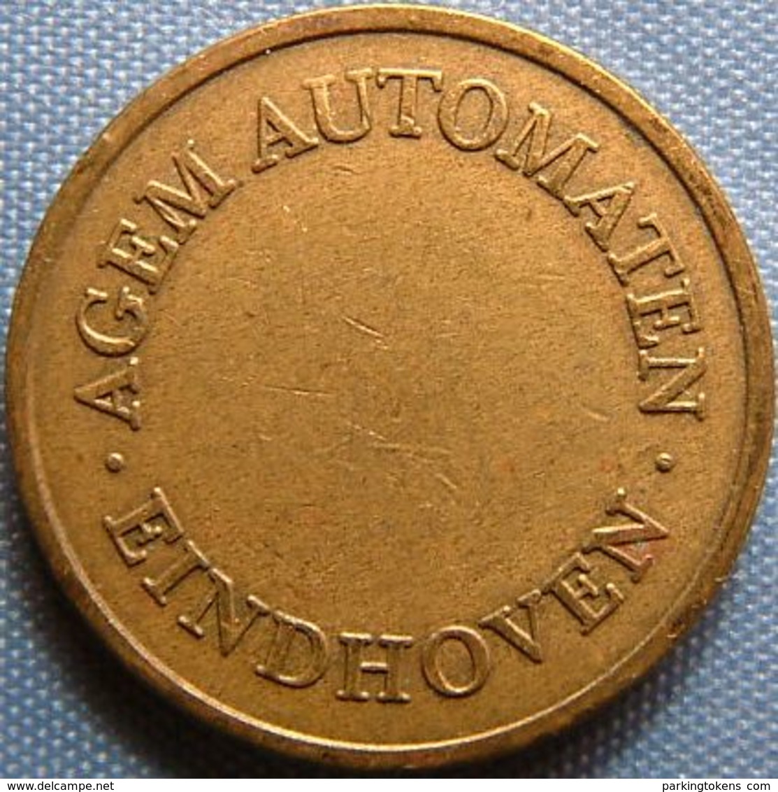 KB007-1 AGEM - AGEM AUTOMATEN EINDHOVEN - B 20.0mm - Koffie Machine Penning - Coffee Machine Token - Profesionales/De Sociedad