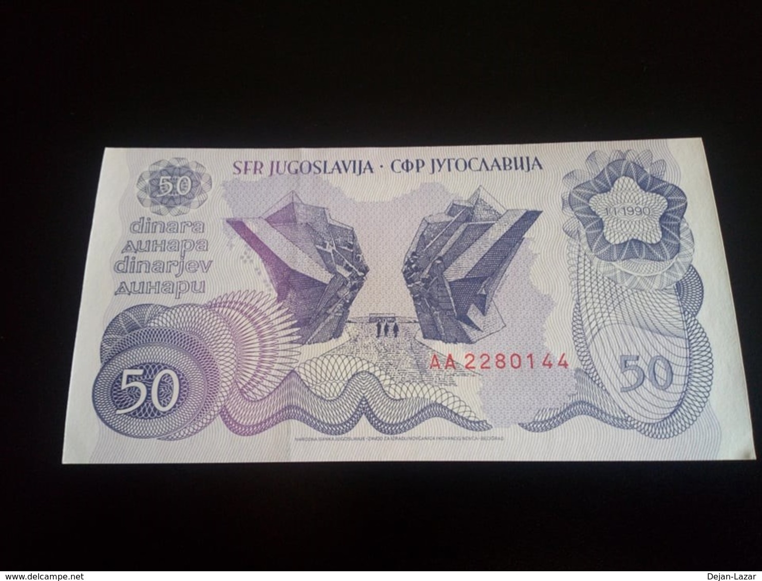 Yugoslavia 50 Dinara 1990 UNC -AA Series - Yougoslavie