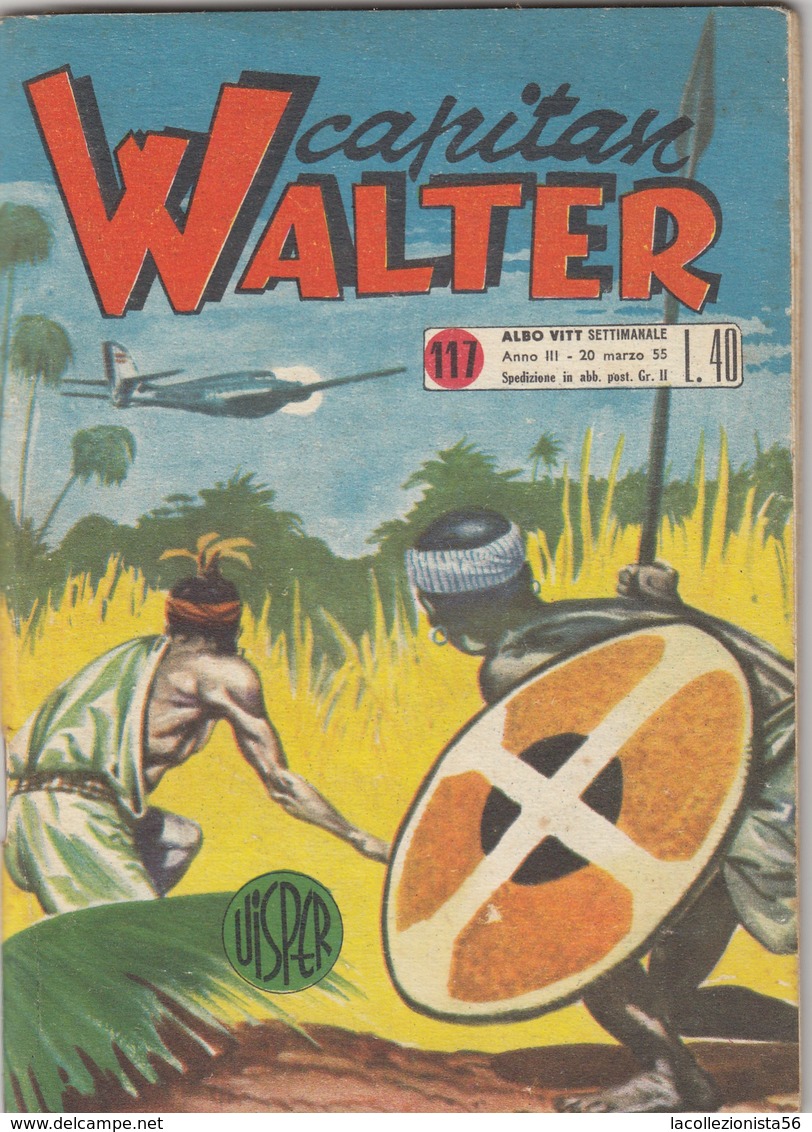 9289-CAPITAN WALTER - N. 117 DEL 20 MARZO 55 - "IL MISTERIOSO TONGHEI" - Altri & Non Classificati