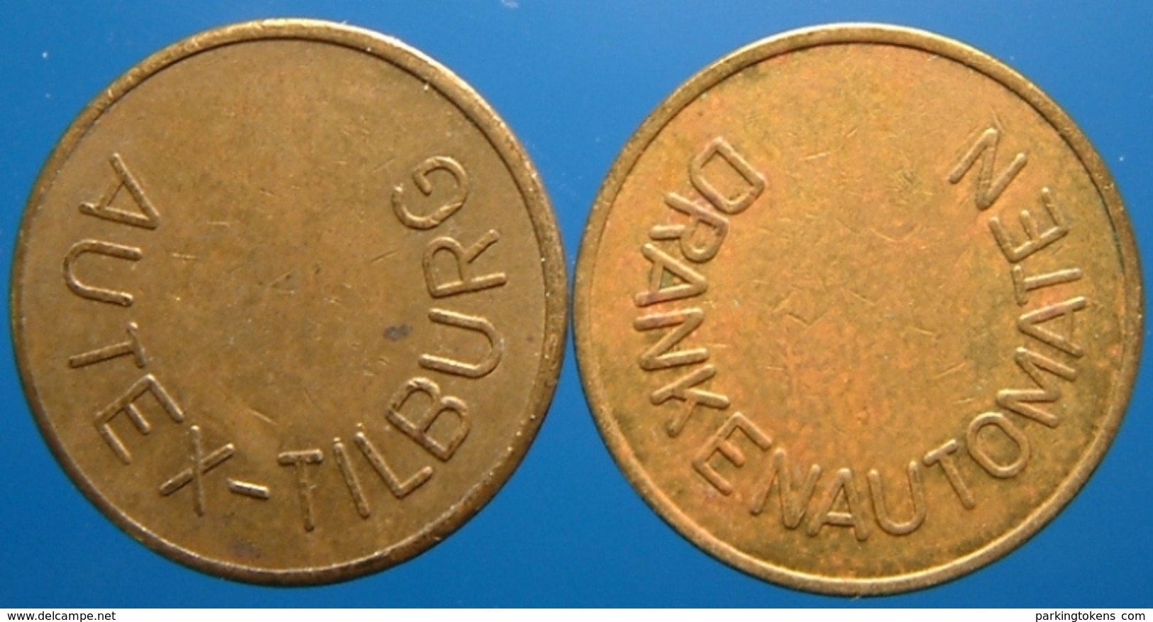 KB022-2 - AUTEX TILBURG DRANKEN AUTOMATEN - Tilburg - B 19.0mm - Koffie Machine Penning - Coffee Machine Token - Firma's