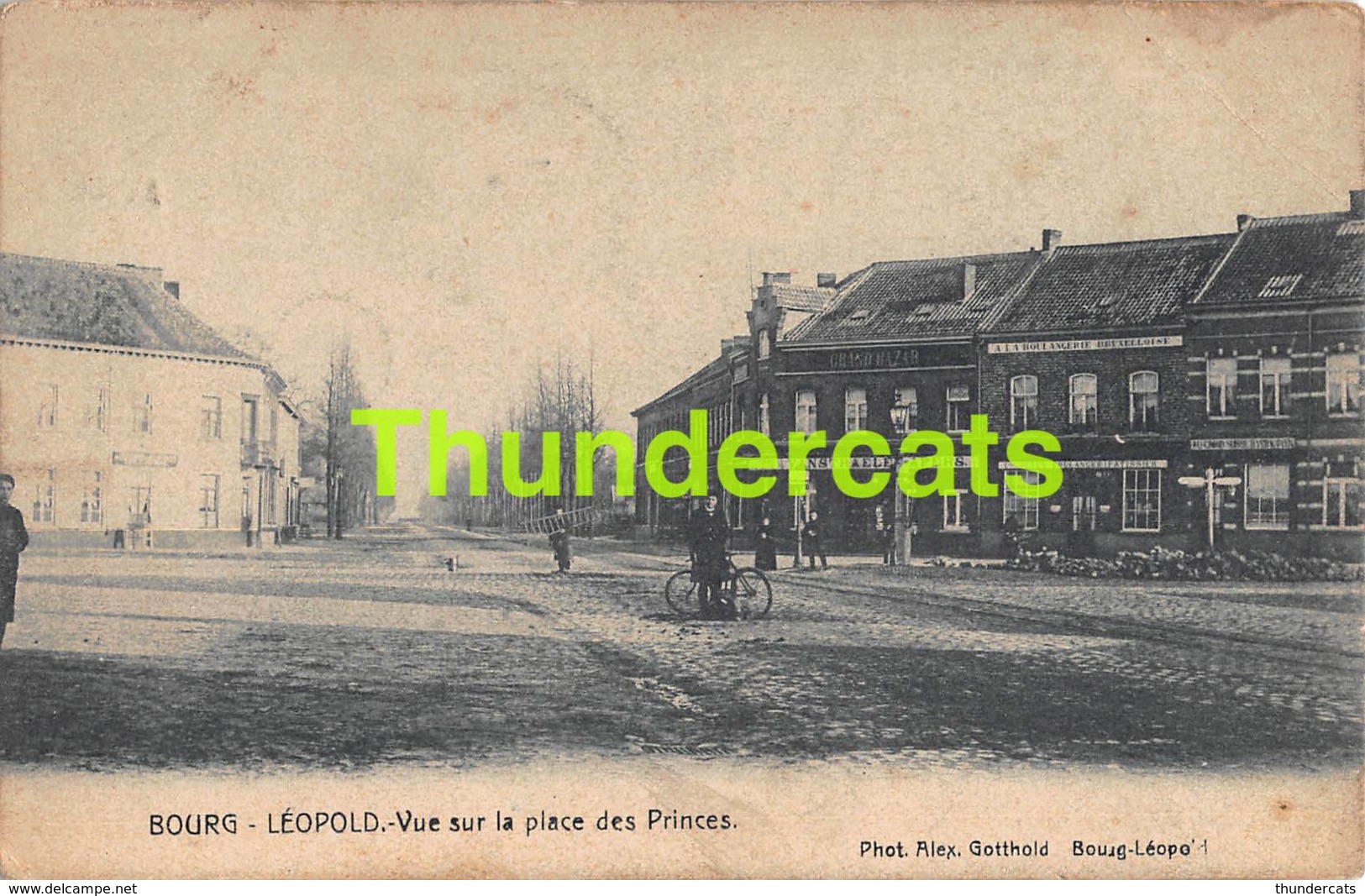 CPA LEOPOLDSBURG BOURG LEOPOLD VUE SUR LA PLACE DES PRINCES ( PLOOI - PLI ) - Leopoldsburg