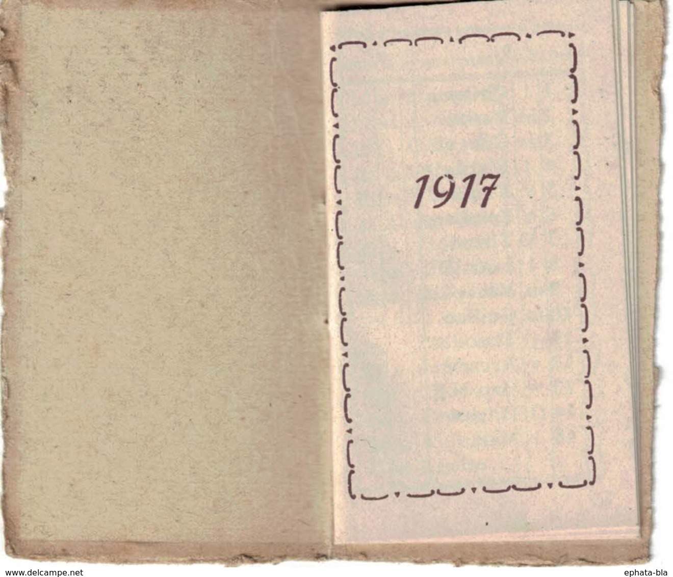 Calendrier. Petit Format 45 X 80 Mm. 1917. Vendu Au Profit Des Nécessiteux. Blasons Des Provinces Belges. - Petit Format : 1901-20