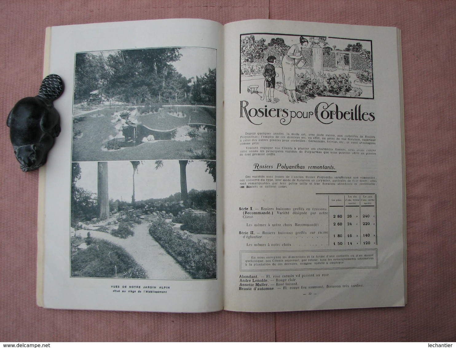 GRANDES  ROSERAIES Du VAL De LOIRE  1925  160 Pages 15X23 + Bon De Commande Avec Enveloppe   T.B.E. - Autres & Non Classés