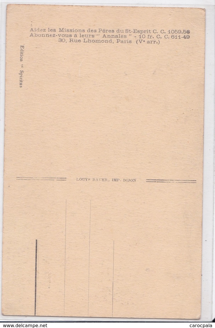 Carte Vers 1930 ANGOLA / CONGREGATION DES SOEURS INDIGENES ET SOEUR SAINT JOSEPH DE CLUNY - Angola