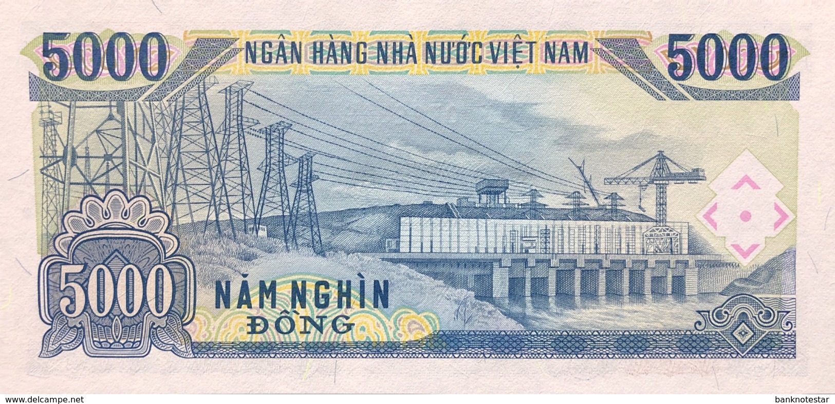 Vietnam 5.000 Dong, P-108 (1991) - UNC - Vietnam