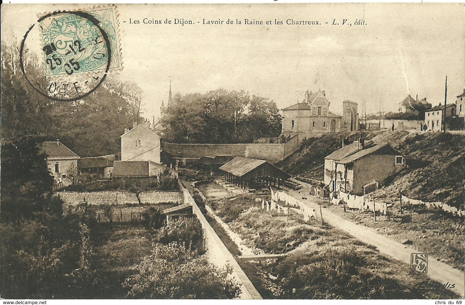 Les Coins De Dijon Lavoir De La Raine Et Les Chartreux - Dijon