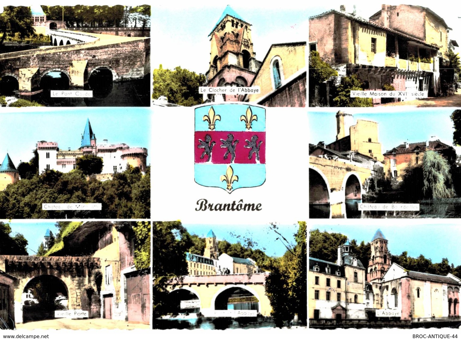 LOT N°1186 - LOT DE 45 CARTES DE BRANTOME - Brantome