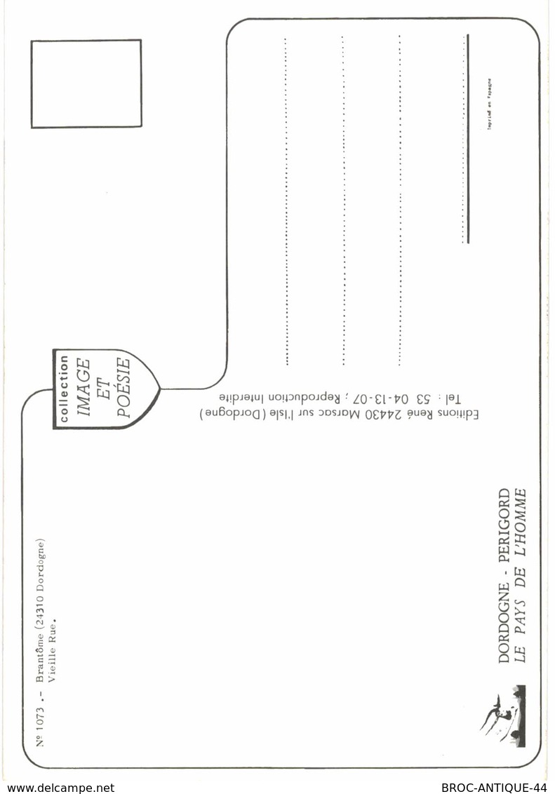 LOT N°1186 - LOT DE 45 CARTES DE BRANTOME