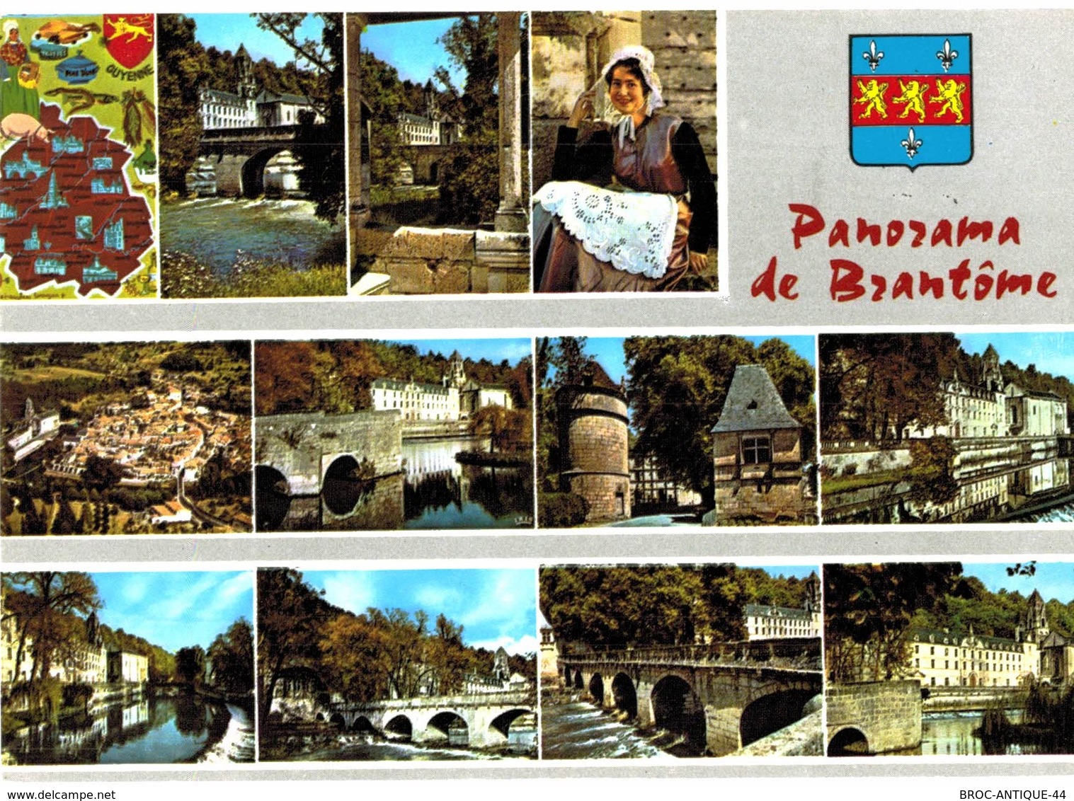 LOT N°1186 - LOT DE 45 CARTES DE BRANTOME