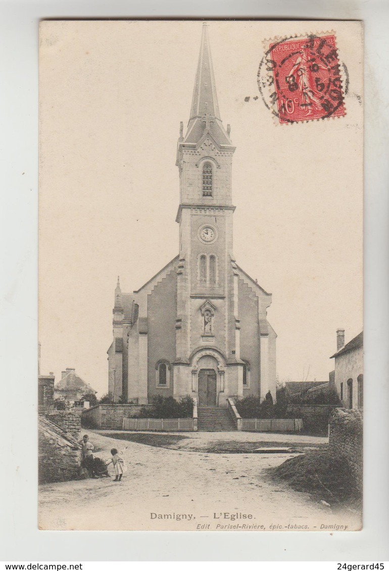 CPA DAMIGNY (Orne) - L'Eglise - Damigny