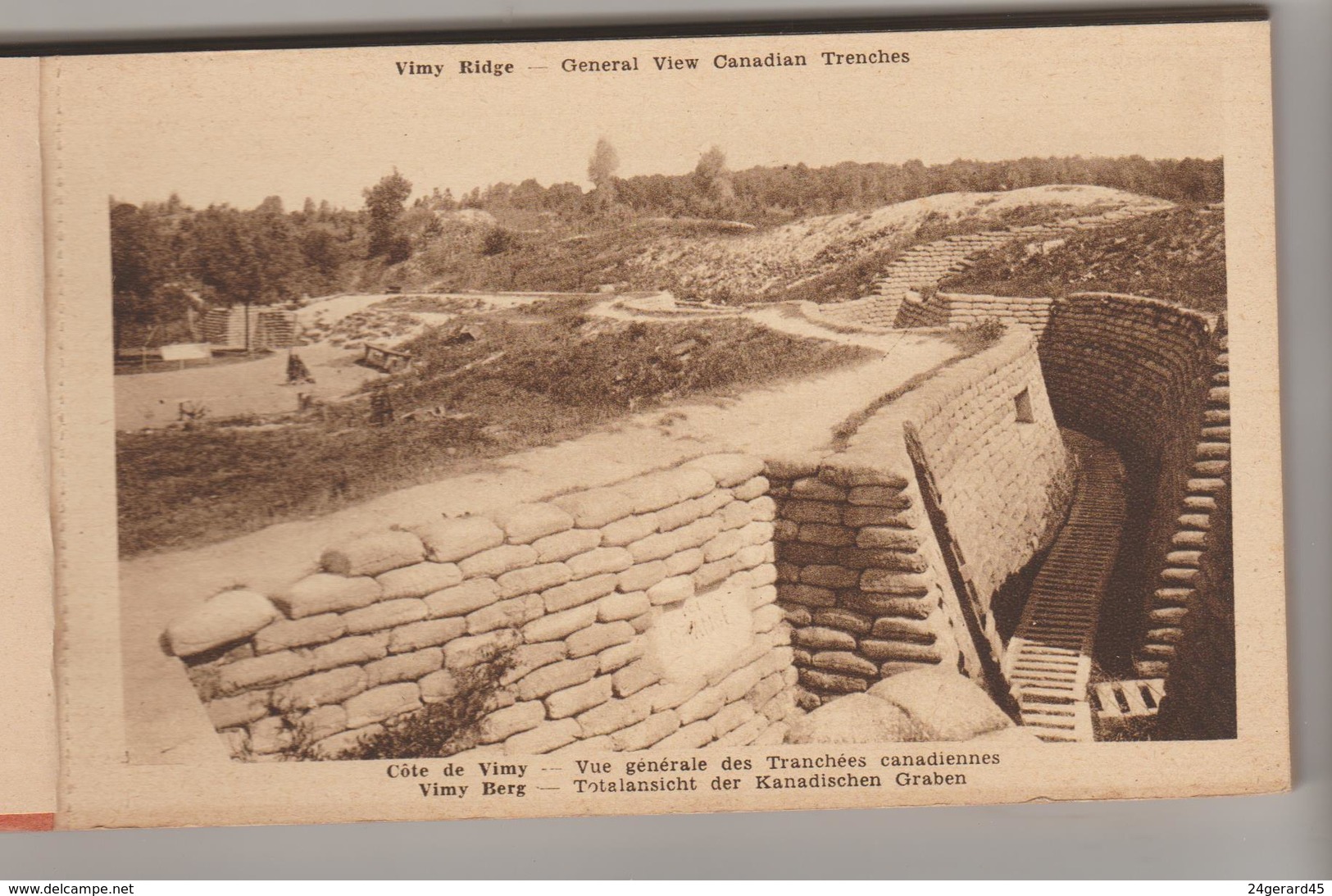 CARNET 22 CPSM VIMY (Pas De Calais) - 1° GUERRE MONDUALE : Tranchées, Abris Souterrains - Damigny