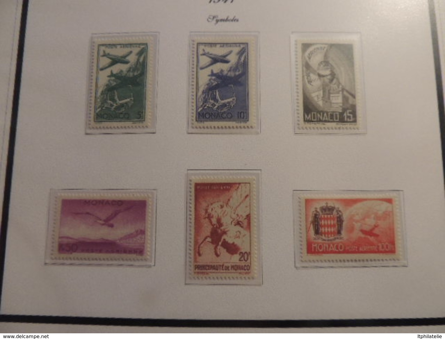 *AFFAIRE *  MONACO tome 1  TIMBRES NEUFS** et *  BELLE COLLECTION FORTE COTE  P.A  TAXES  ETAT PARFAIT