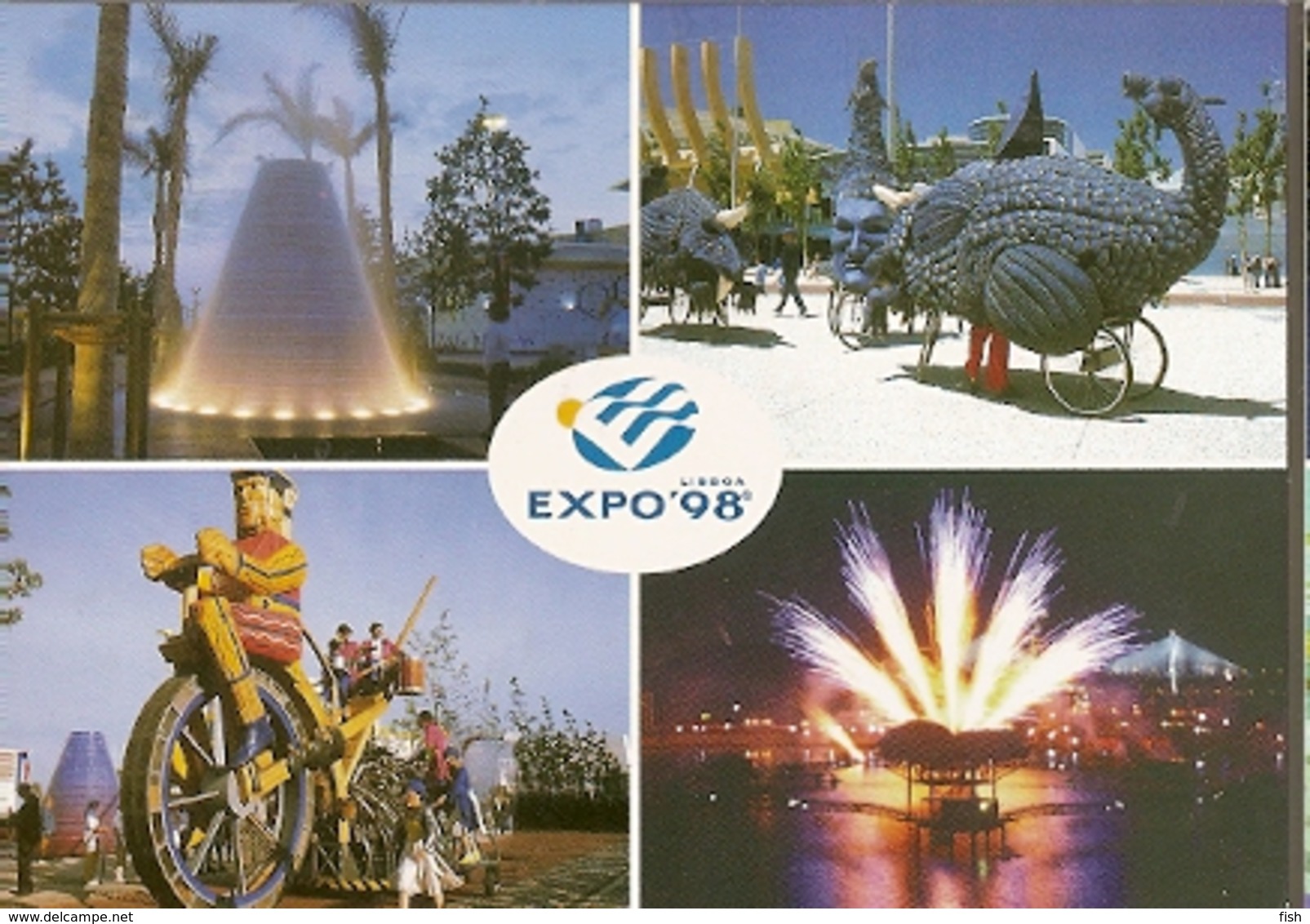Portugal ** & Postal Stationery, Expo 98, Park And Entertainment 1998 (3402) - Interi Postali