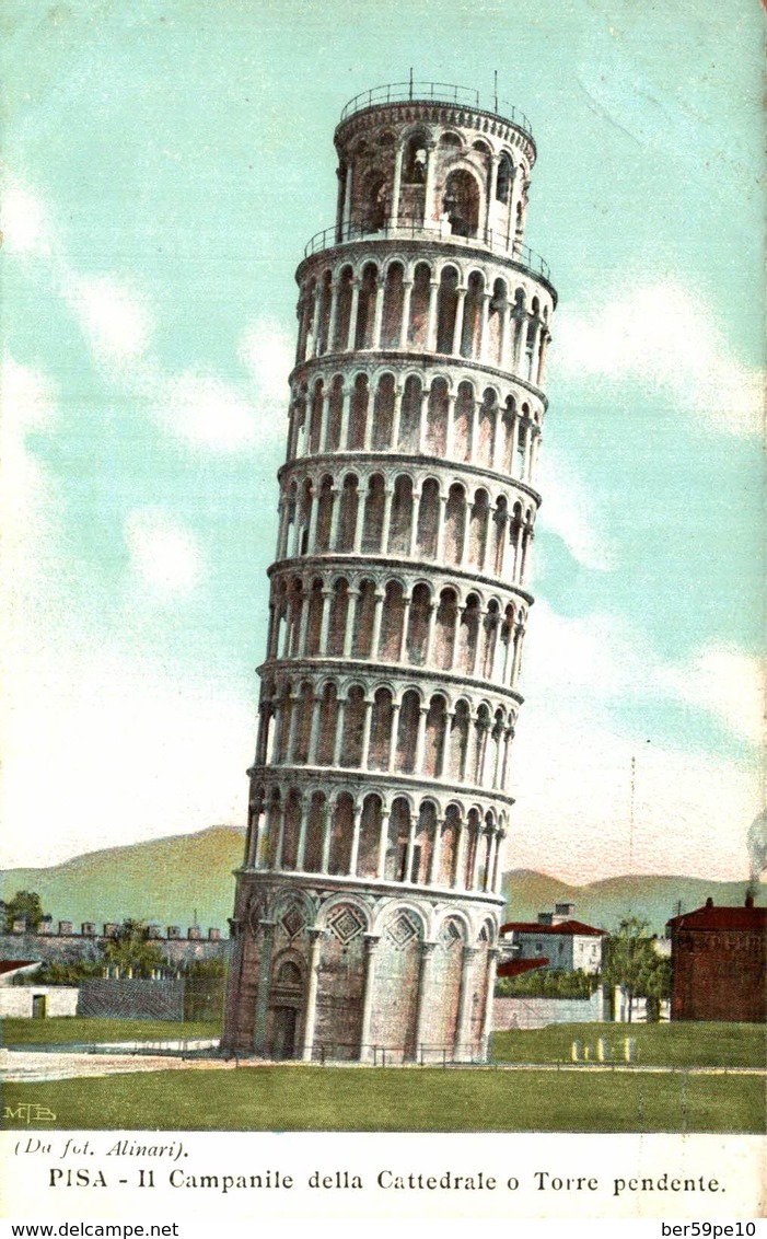 ITALIE PISA IL CAMPANILE DELLA CATTEDRALE O TORRE PENDENTE - Pisa