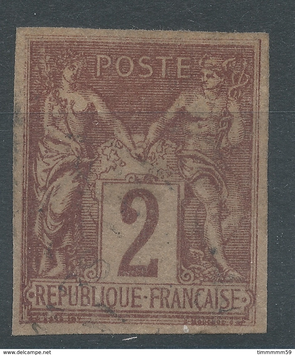 Lot N°46191  N°85 Oblit Cachet à Date, Non Dentelé - 1876-1898 Sage (Type II)