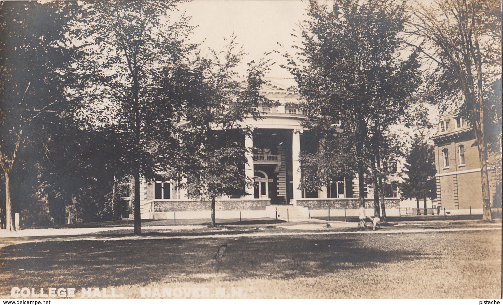 B&W RPPC - Real Photo Véritable - 1905-1910 (?) Hanover New Hampshire College Hall - Unused Excellent Condtion - 2 Scans - Other & Unclassified