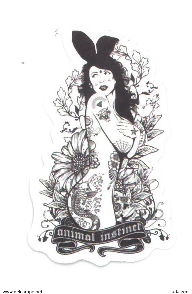 Adesivo Calcomania Sticker Tatoo Tatuaggio Sexy Beauty Donna Animal Instict Istinto Animale Dimensioni Cm 7,5x4,5 Circa - Altri & Non Classificati