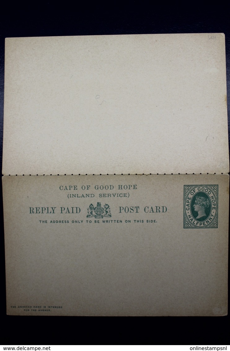 Cape Of Good Hope Paid Reply  Postcard HG6 - Kaap De Goede Hoop (1853-1904)