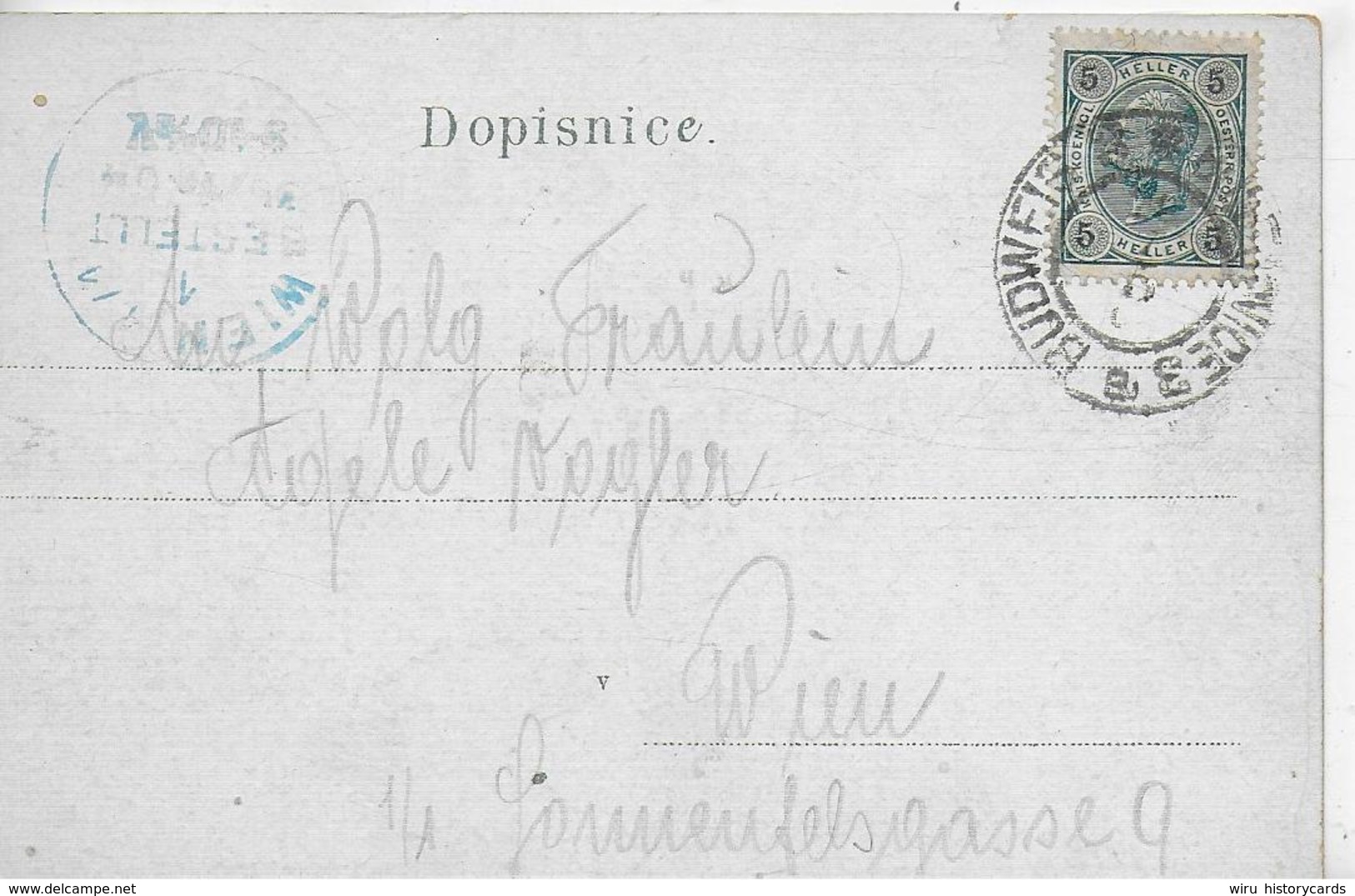 AK 0177  Pozdrav Z C. Budejovic - Námesti S Radnici A Postou Um 1904 - Tschechische Republik