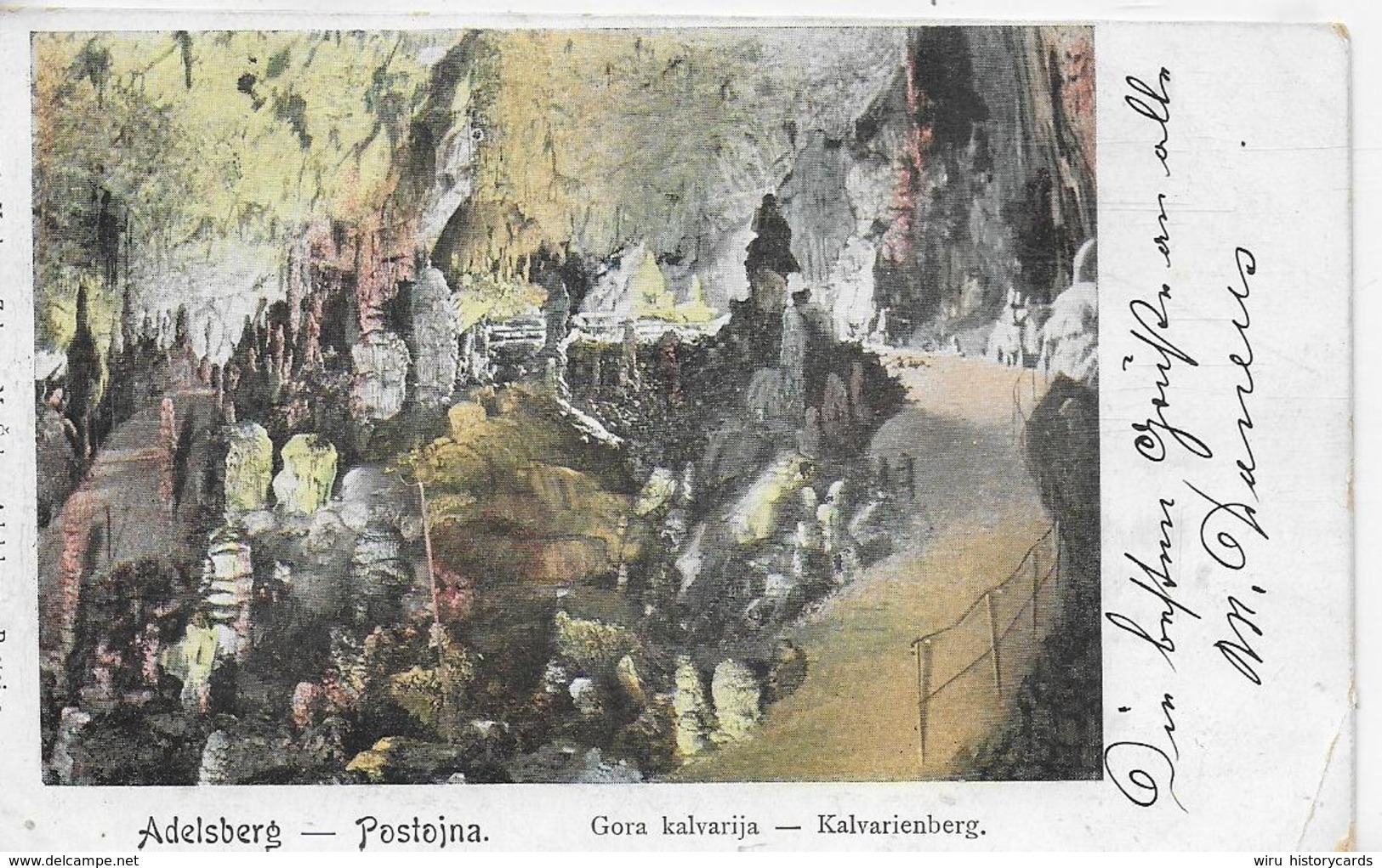 AK 0177  Adelsberg - Postojna / Gora Kalvarija ( Kalvarienberg ) Um 1904 - Slowenien