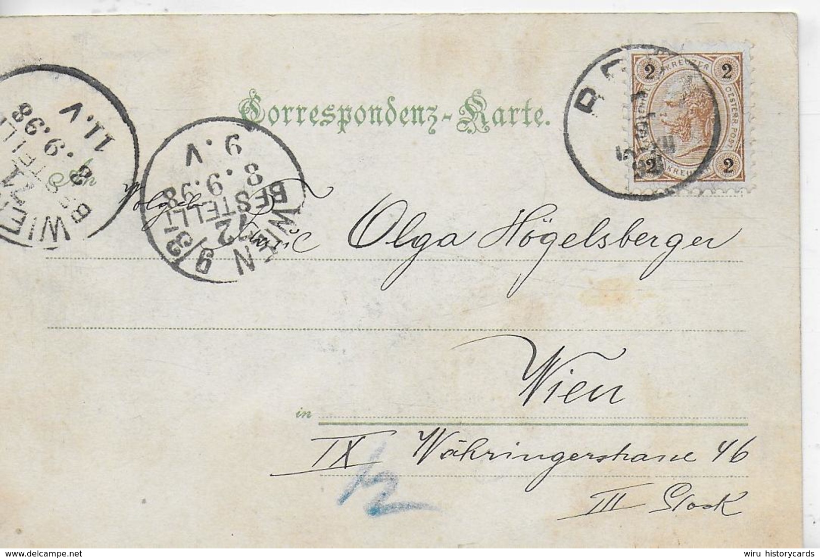 AK 0177  Gruss Aus Brüx ( Most )  - Verlag Max Um 1898 - Tschechische Republik