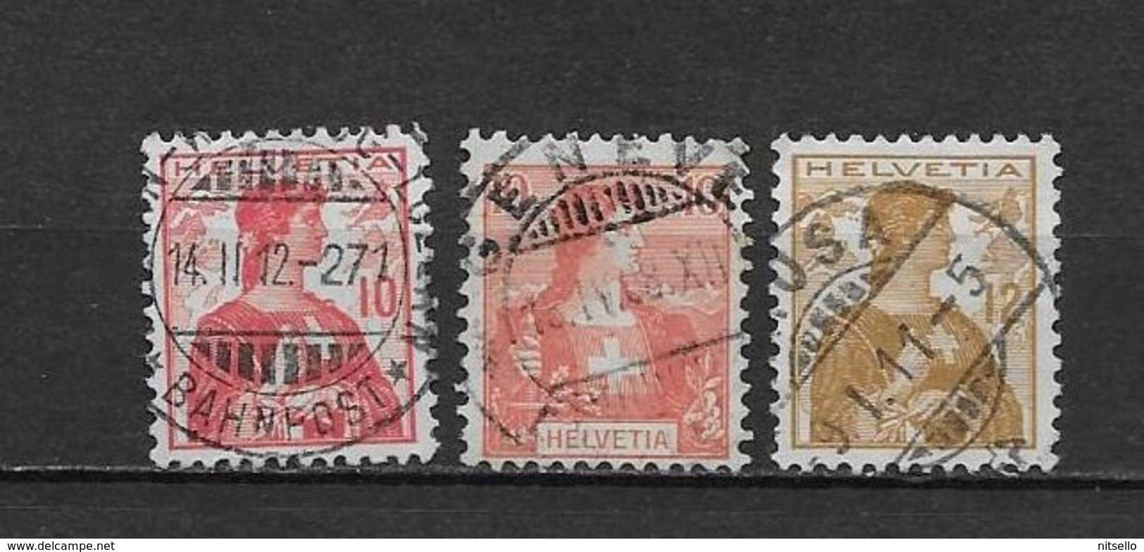 LOTE 1375  ///  (C009)  SUIZA - Gebraucht