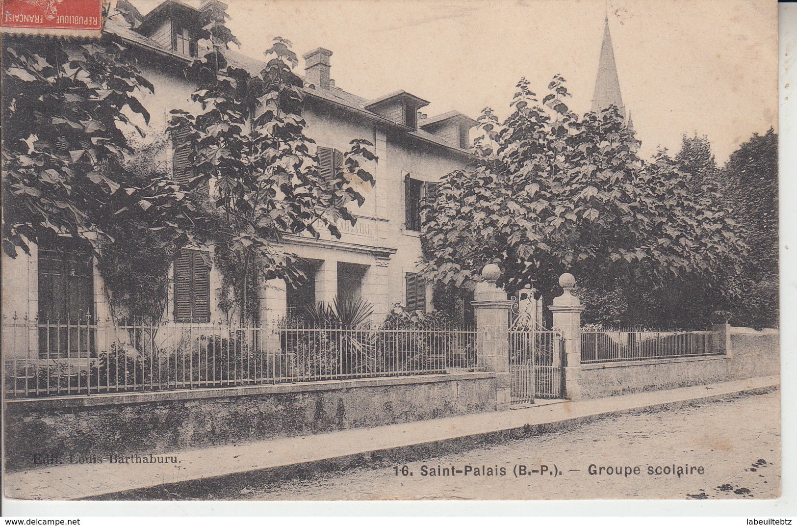 PAYS BASQUE - SAINT PALAIS - Groupe Scolaire   PRIX FIXE - Saint Palais