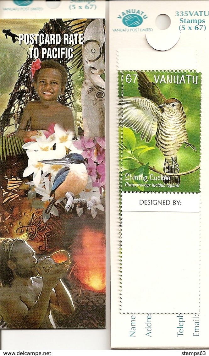 VANUATU,1999, Booklet 6, Bird, Cuckoo - Vanuatu (1980-...)