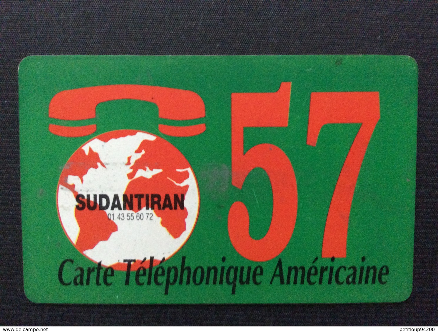 CARTE PRÉPAYÉE  SUDANTIRAN  *120 Unites  T 57   3678 - Autres & Non Classés