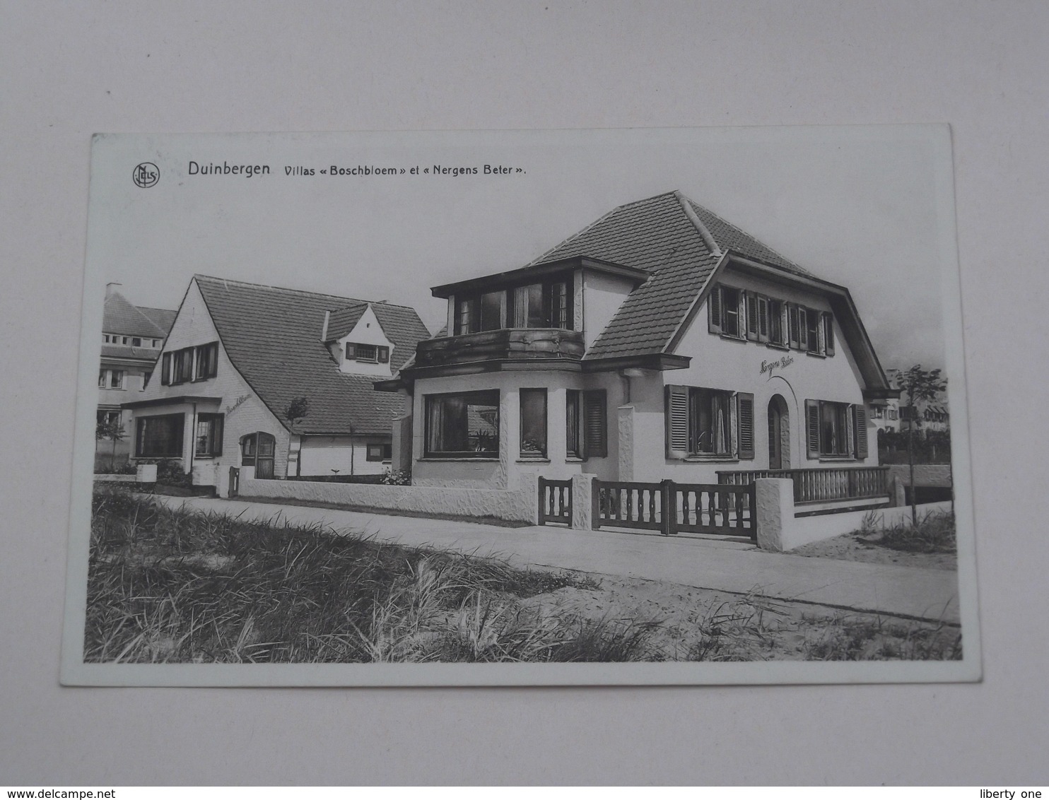 DUINBERGEN Villas " BOSCHBLOEM " Et " NERGENS BETER " ( Thill ) Anno 19?? ( Zie / Voir / See Photo ) ! - Knokke