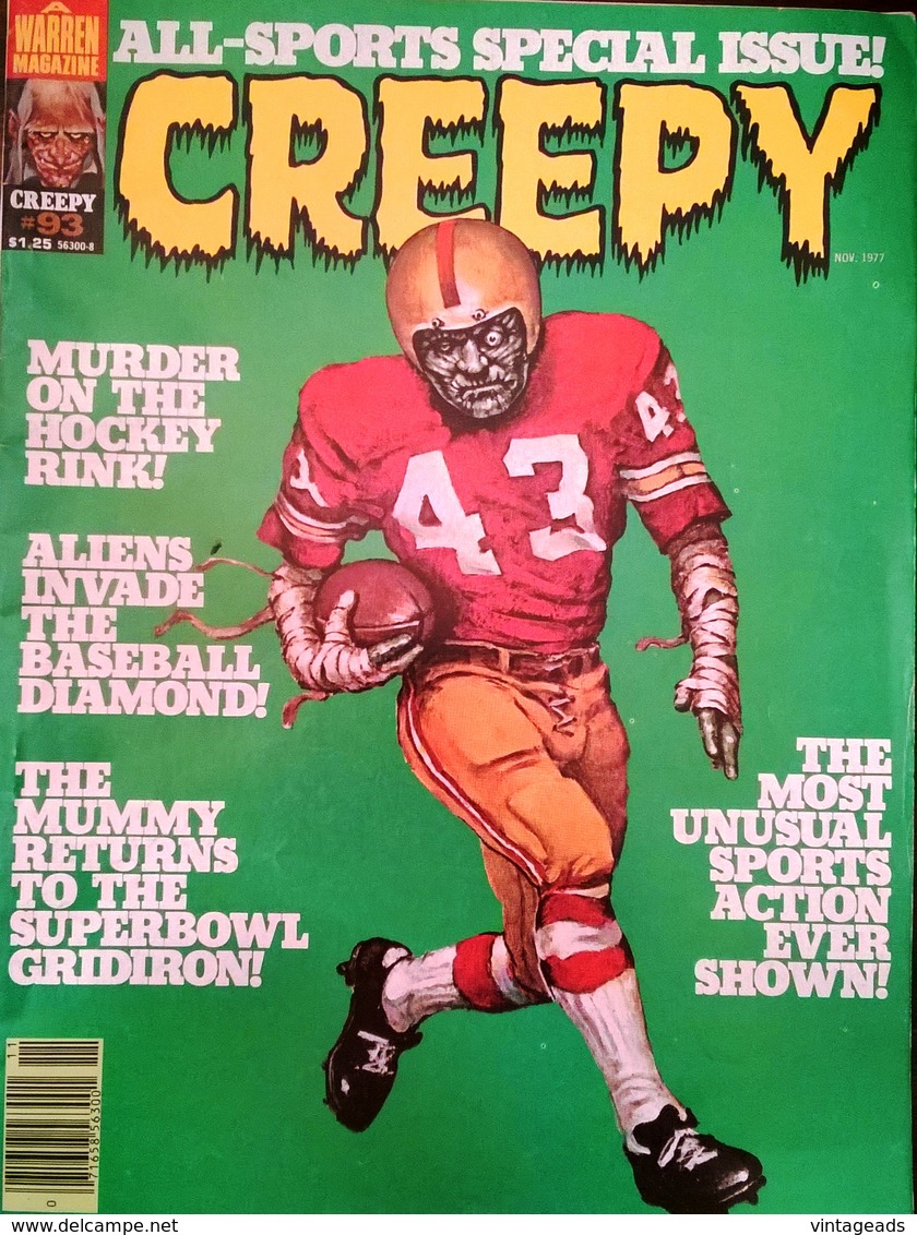 (DIV079) CREEPY #93, James Warren, Cover Don Maitz, November 1977 - Andere Uitgevers