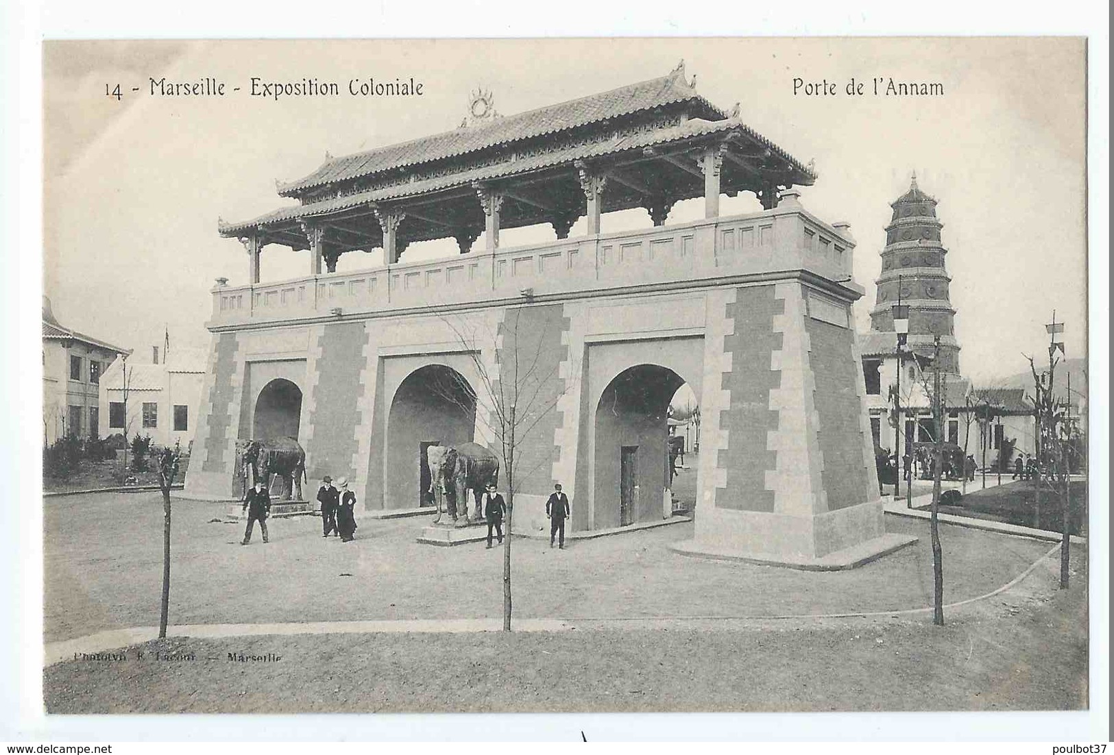 MARSEILLE : exposition coloniale 1906 - superbe lot 72 cartes dont ballon captif, Laos, Tunisie, Cochinchine. Tous scans