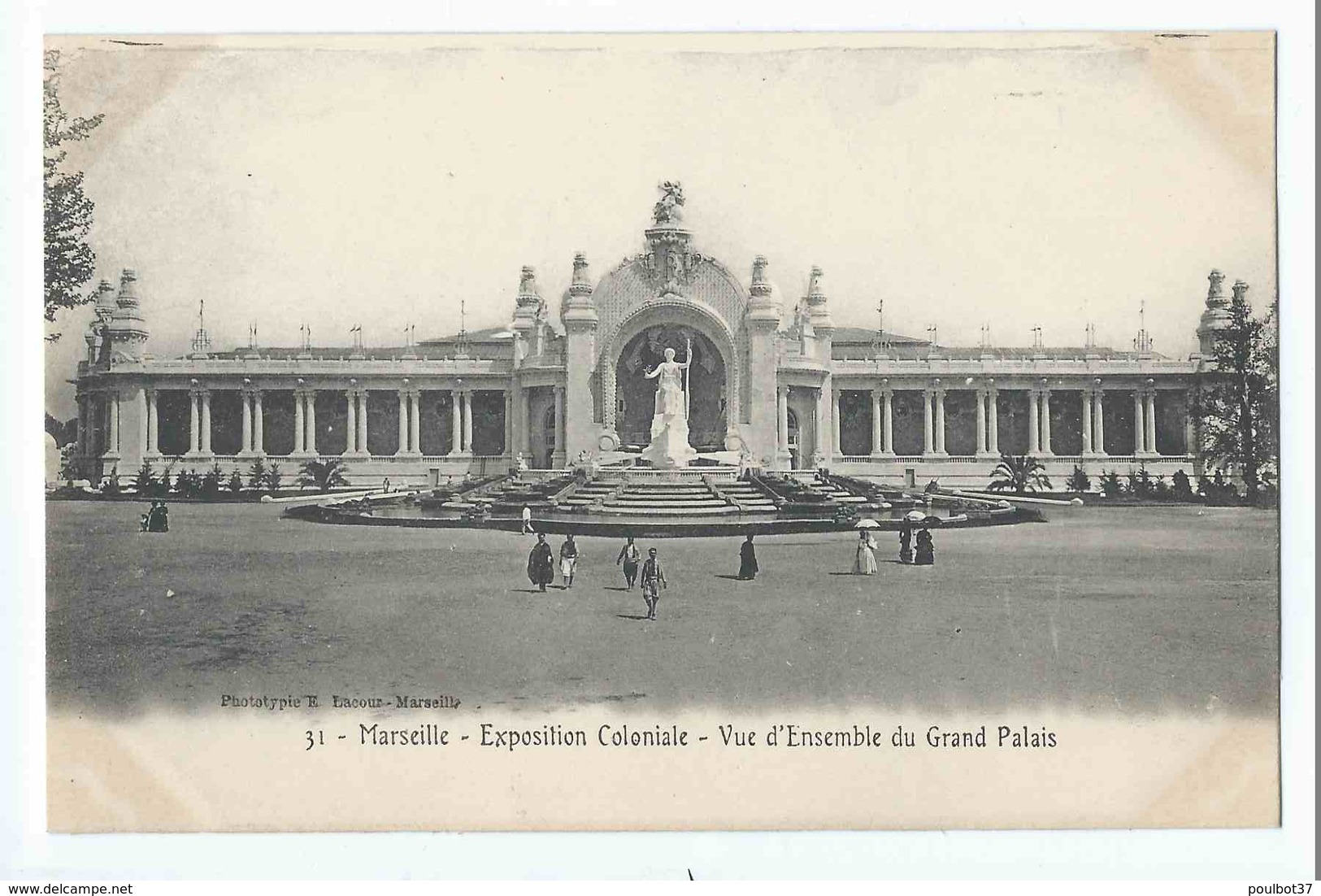 MARSEILLE : exposition coloniale 1906 - superbe lot 72 cartes dont ballon captif, Laos, Tunisie, Cochinchine. Tous scans