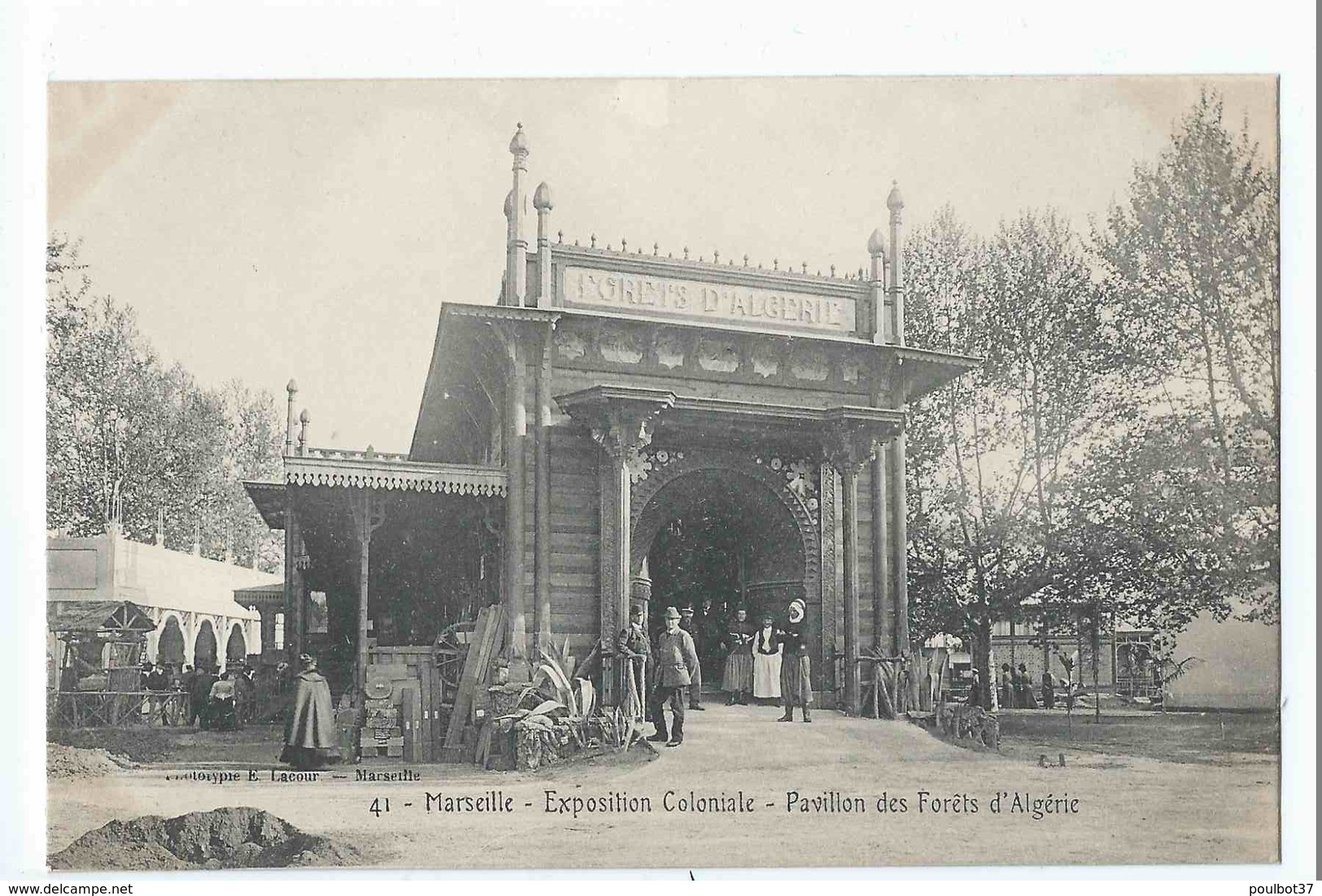 MARSEILLE : exposition coloniale 1906 - superbe lot 72 cartes dont ballon captif, Laos, Tunisie, Cochinchine. Tous scans