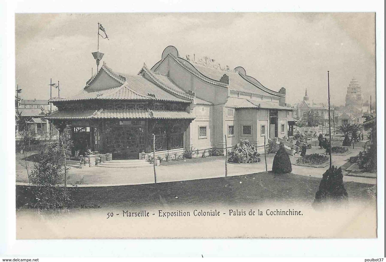 MARSEILLE : exposition coloniale 1906 - superbe lot 72 cartes dont ballon captif, Laos, Tunisie, Cochinchine. Tous scans